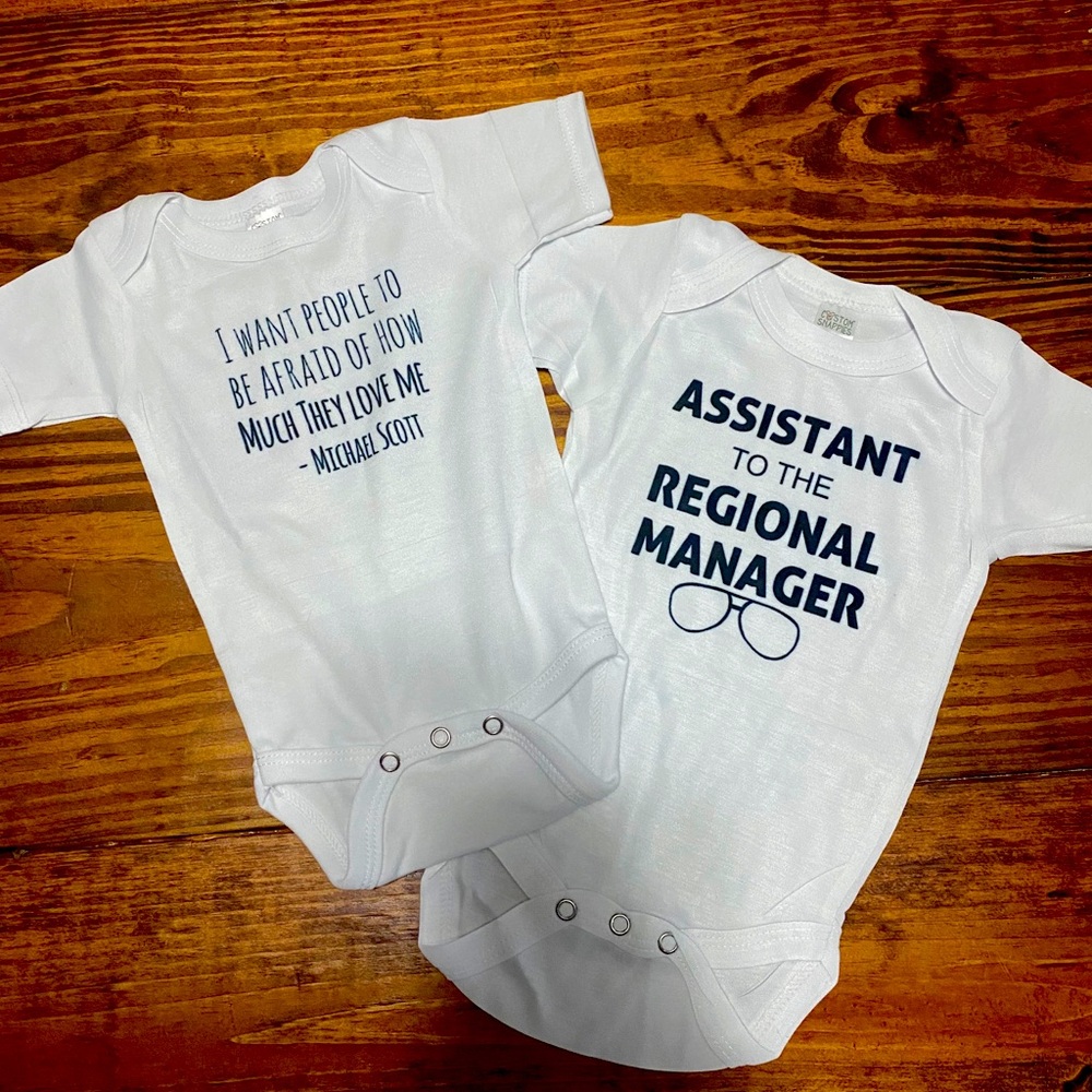 OFFICE QUOTE ONSIES NWOT